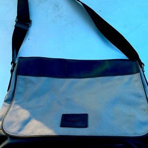 Coach satchel laptop bag